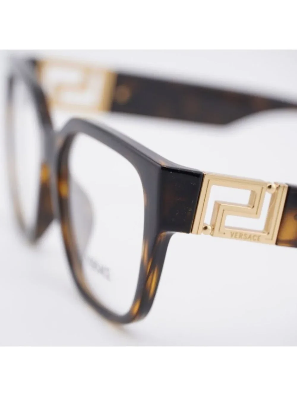 Versace VE3387U 108 Eyeglasses Havana 54mm Square Frame